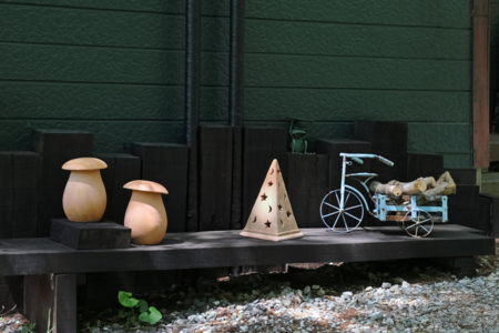 welcome!テラコッタが優しくお迎え