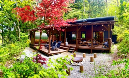 大月 都留 大人数向け貸別荘 コテージ 一軒宿 バケーションレンタル